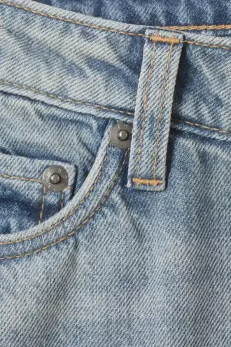 Nova Low Rise Slim Bootcut Jeans – Ziegelblau – Hellblau