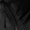 Nylon-Daunenjacke mit Kordelzug – Schwarz Nylon-Daunenjacke mit Kordelzug – Schwarz
