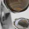 Offener Ring mit organischen Steinen – Silber Offener Ring mit organischen Steinen – Silber
