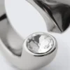 Offener Strassring – Silber Offener Strassring – Silber