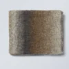 Ombré-gestreifter Schal aus Wollmischung – Staubiges Beige Ombré-gestreifter Schal aus Wollmischung – Staubiges Beige