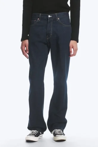 Orbit Mid Rise Regular Straight Jeans – Blue Rinse