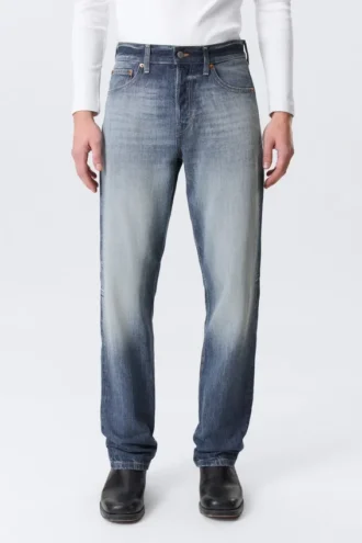 Orbit Mid Rise Regular Straight Jeans – Board Blue – Mittelblau