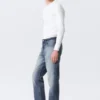Orbit Mid Rise Regular Straight Jeans – Board Blue – Mittelblau Orbit Mid Rise Regular Straight Jeans – Board Blue – Mittelblau