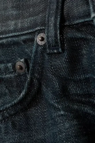 Orbit Mid Rise Regular Straight Leg Jeans – Ridge Blue – Dunkelblau