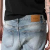 Orion Mid Rise Slim Fit Straight Jeans – Blue Horses – Mittelblau