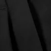 Otis Baggy-Chino aus plissiertem Twill – Schwarz Otis Baggy-Chino aus plissiertem Twill – Schwarz