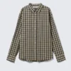 Oversize-Karo-Hemd – beige kariert Oversize-Karo-Hemd – beige kariert