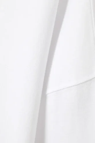 Oversize-Langarmshirt – Weiß