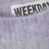 Oversize-Pullover aus Mohairmischung – Hellviolett meliert