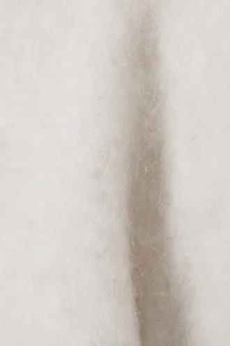 Oversize-Pullover aus Mohairmischung – Off-White