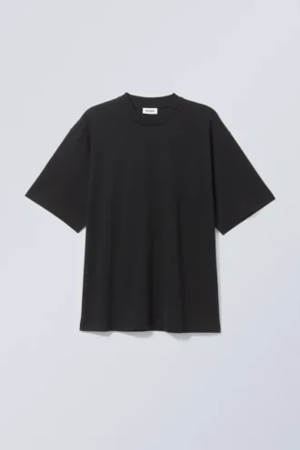 Oversize-T-Shirt – Schwarz