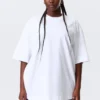 Oversize-T-Shirt – Weiß Oversize-T-Shirt – Weiß