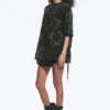 Oversized bedrucktes Kurzarm-T-Shirt – Khaki-Grün – Camouflage Oversized bedrucktes Kurzarm-T-Shirt – Khaki-Grün – Camouflage