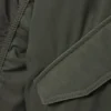 Oversized-Bomberjacke aus Twill – Dunkelkhaki-Grün