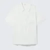 Oversized-Hemd aus Organza mit kurzen Ärmeln – Mint Oversized-Hemd aus Organza mit kurzen Ärmeln – Mint