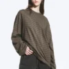 Oversized-Langarmshirt – Dark Mole Oversized-Langarmshirt – Dark Mole