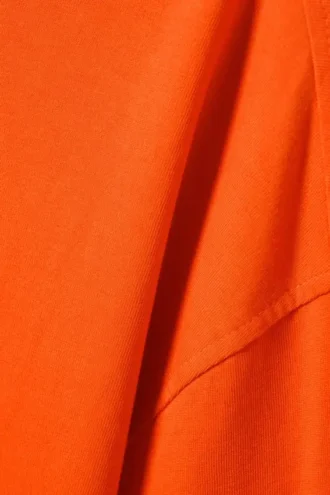 Oversized-Langarmshirt – Leuchtendes Orange