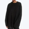 Oversized-Langarmshirt – Schwarz Oversized-Langarmshirt – Schwarz