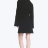 Oversized-Mini-Kleid mit langen Ärmeln – Schwarz Oversized-Mini-Kleid mit langen Ärmeln – Schwarz