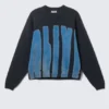 Oversized-Pullover aus Baumwolle mit Print – Marineblau – Alive Oversized-Pullover aus Baumwolle mit Print – Marineblau – Alive