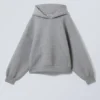 Oversized-Scuba-Kapuzenpullover – Grau meliert Oversized-Scuba-Kapuzenpullover – Grau meliert
