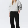 Oversized-Scuba-Kapuzenpullover – Grau meliert Oversized-Scuba-Kapuzenpullover – Grau meliert