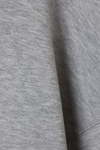 Oversized-Scuba-Kapuzenpullover – Grau meliert