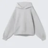 Oversized-Scuba-Kapuzenpullover – Grau meliert Oversized-Scuba-Kapuzenpullover – Grau meliert
