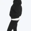 Oversized Scuba Zip-Kapuzenpullover – Schwarz Oversized Scuba Zip-Kapuzenpullover – Schwarz