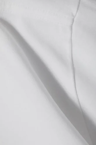 Oversized-T-Shirt aus schwerem Stoff – Weiß