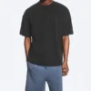 Oversized-T-Shirt im Box-Schnitt – gewaschenes Schwarz Oversized-T-Shirt im Box-Schnitt – gewaschenes Schwarz