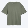 Oversized-T-Shirt im Boxy-Schnitt – Hellstaubiges Khaki-Grün Oversized-T-Shirt im Boxy-Schnitt – Hellstaubiges Khaki-Grün