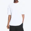 Oversized-T-Shirt im Boxy-Schnitt – Weiß