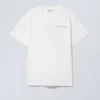 Oversized-T-Shirt mit Print – Weiß – Shiny Guy Oversized-T-Shirt mit Print – Weiß – Shiny Guy