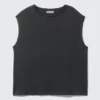 Oversized-Tanktop ohne Ärmel – Dunkel Oversized-Tanktop ohne Ärmel – Dunkel