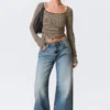 Paz Mid Rise Wide Jeans – Blue Horses – Mittelblau Paz Mid Rise Wide Jeans – Blue Horses – Mittelblau