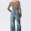Paz Mid Rise Wide Jeans – Blue Horses – Mittelblau Paz Mid Rise Wide Jeans – Blue Horses – Mittelblau