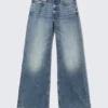 Paz Mid Rise Wide Jeans – Blue Horses – Mittelblau Paz Mid Rise Wide Jeans – Blue Horses – Mittelblau