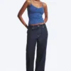 Paz Mid Rise Wide Jeans – Blue Rinse – Dunkelblau Paz Mid Rise Wide Jeans – Blue Rinse – Dunkelblau
