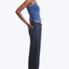 Paz Mid Rise Wide Jeans – Blue Rinse – Dunkelblau Paz Mid Rise Wide Jeans – Blue Rinse – Dunkelblau