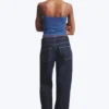 Paz Mid Rise Wide Jeans – Blue Rinse – Dunkelblau Paz Mid Rise Wide Jeans – Blue Rinse – Dunkelblau