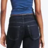 Paz Mid Rise Wide Jeans – Blue Rinse – Dunkelblau Paz Mid Rise Wide Jeans – Blue Rinse – Dunkelblau