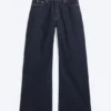 Paz Mid Rise Wide Jeans – Blue Rinse – Dunkelblau Paz Mid Rise Wide Jeans – Blue Rinse – Dunkelblau