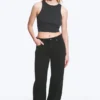 Paz Mid Rise Wide Jeans – Tuned Black – Schwarz Paz Mid Rise Wide Jeans – Tuned Black – Schwarz
