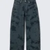 Peggy Baggy-Jeans mit niedriger Taille – Aegean Tie Dye Peggy Baggy-Jeans mit niedriger Taille – Aegean Tie Dye