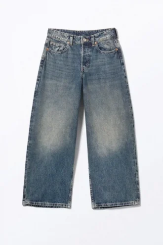 Peggy – Jeans mit niedriger Taille und weitem, baggy Beinschnitt – Desert Blue – Medium Blue Peggy – Jeans mit niedriger Taille und weitem, baggy Beinschnitt – Desert Blue – Medium Blue