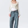 Peggy Low Rise Loose Baggy Jeans – Blau – Umschlag Peggy Low Rise Loose Baggy Jeans – Blau – Umschlag