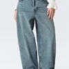 Peggy Low Rise Loose Baggy Jeans – Blau – Umschlag Peggy Low Rise Loose Baggy Jeans – Blau – Umschlag