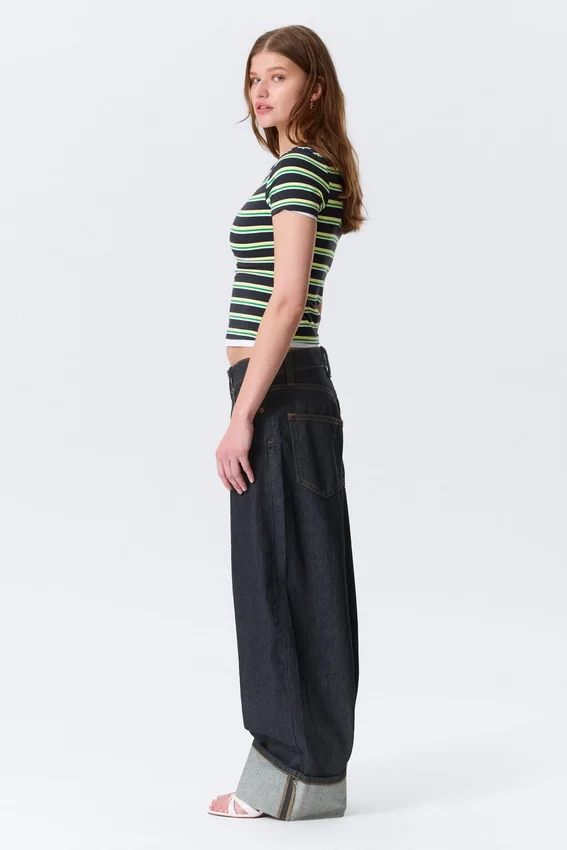 Peggy Low Rise Loose Baggy Jeans – Blue Rinse – Dunkelblau Peggy Low Rise Loose Baggy Jeans – Blue Rinse – Dunkelblau
